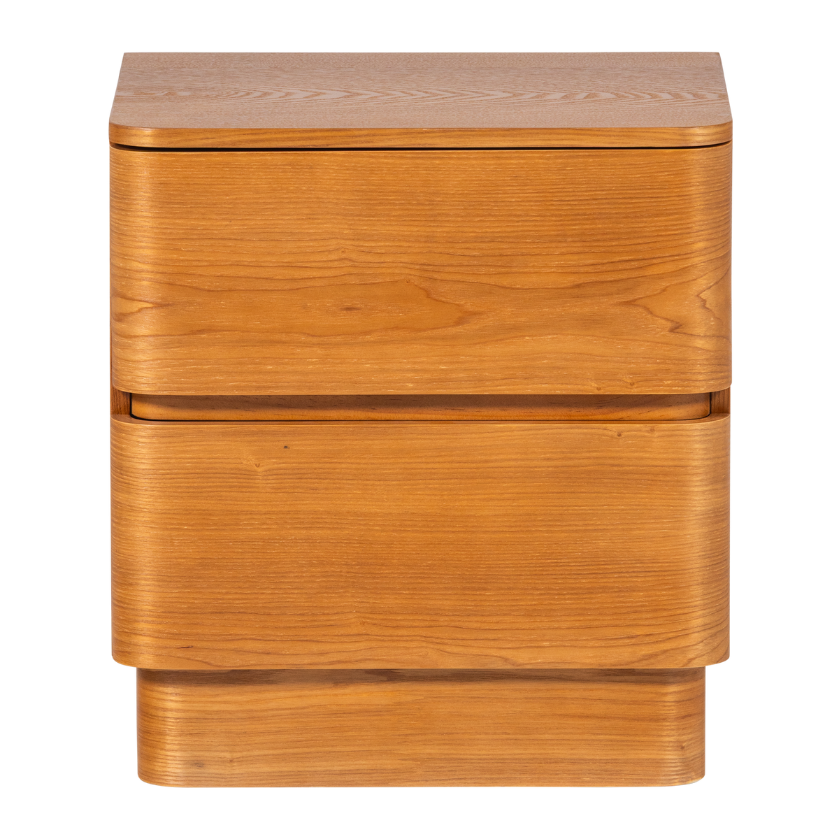 WOOOD nachtkastje met lades Fejo - MDF - Bruin - 43x40x34