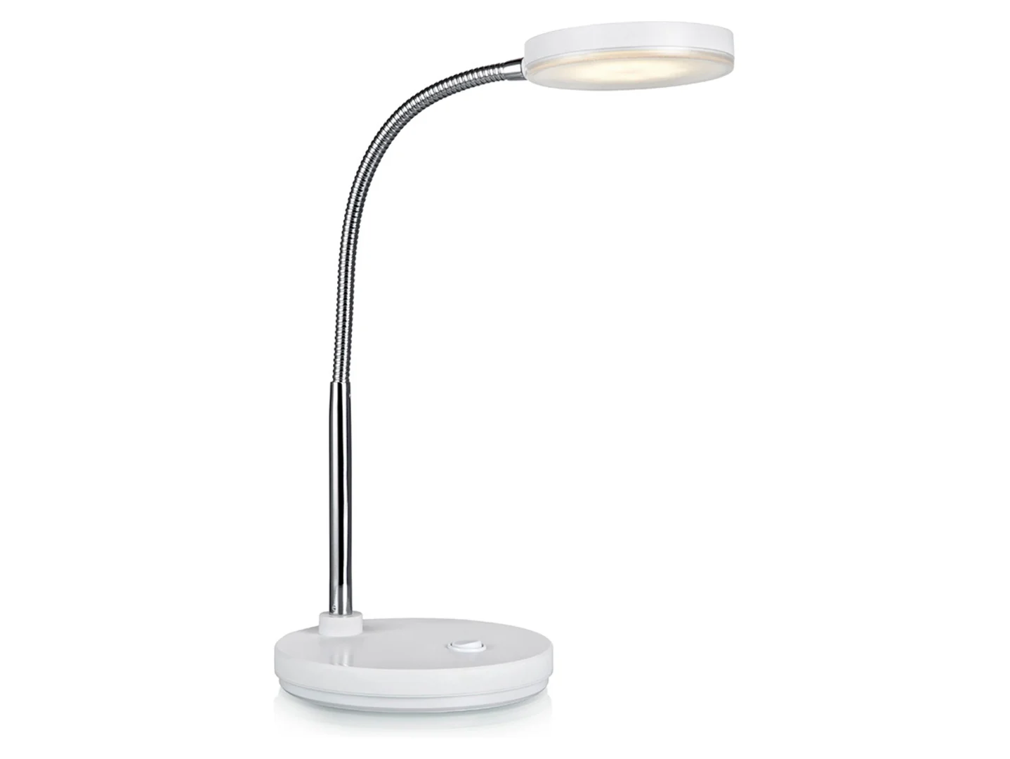 Lampka biurkowa Tulip LED metalowa biała