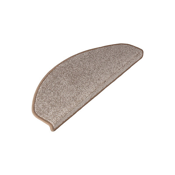 Marchettes d'escalier antidérapantes Sécuriser Vos marches Beige 23,5 x 65 cm Demi-circulaire