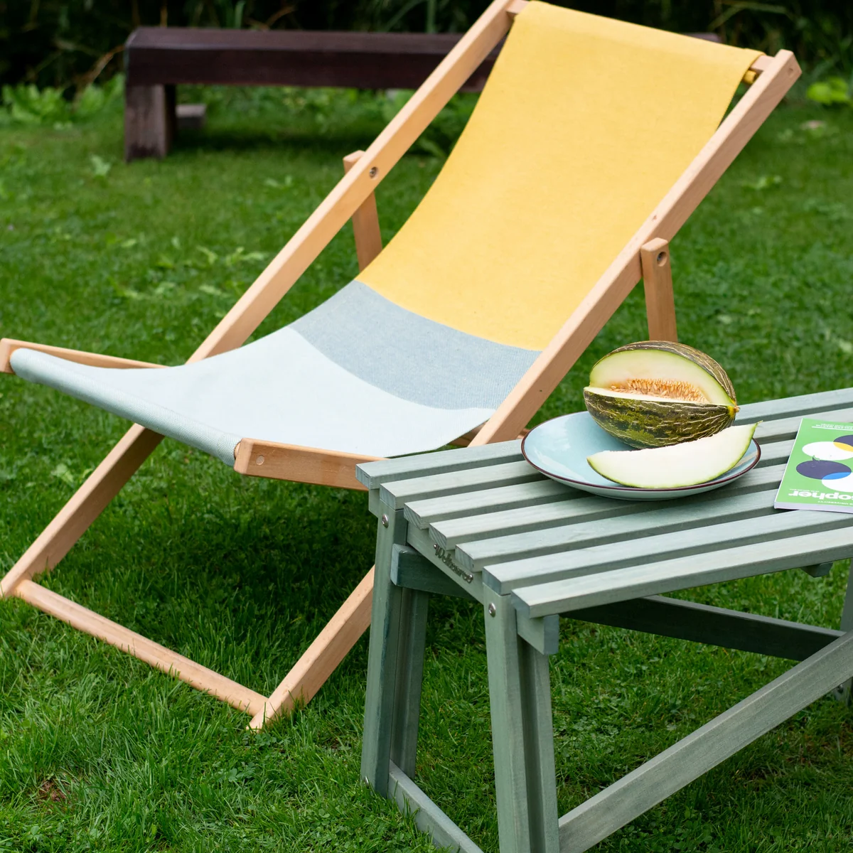 Weltevree - Beach Chair, rot / blau