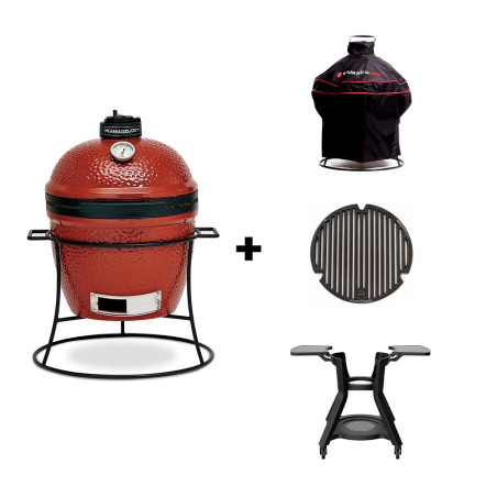 Celebration Pack barbecue Joe Junior   Chariot   Housse   Grille de saisie - Kamado Joe