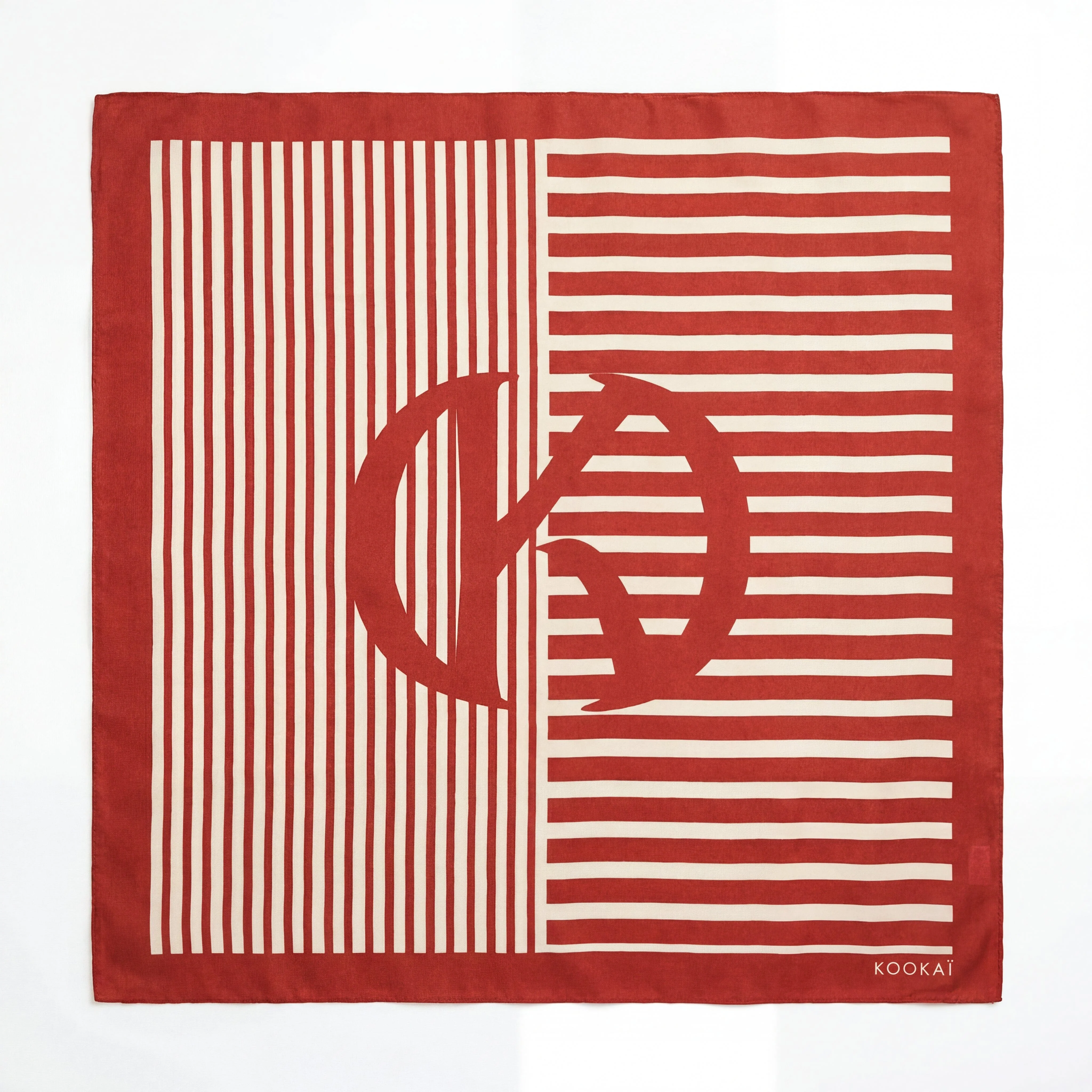 FOULARD COTON MODAL - COOPER - TERRACOTTA
