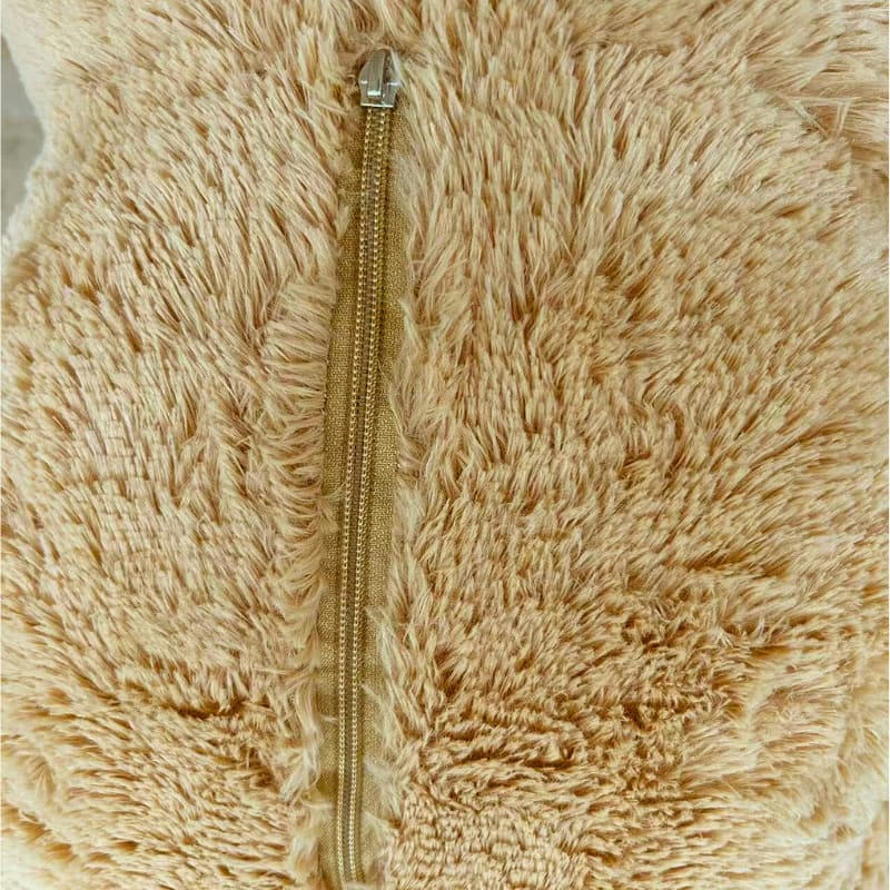 - Peluche Géante Pouf Nounours Beige 160 cm Pouf