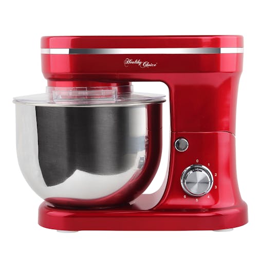 400W Mix Master 5L Kitchen Stand (Red) w/ Bowl/ Whisk/ Beater