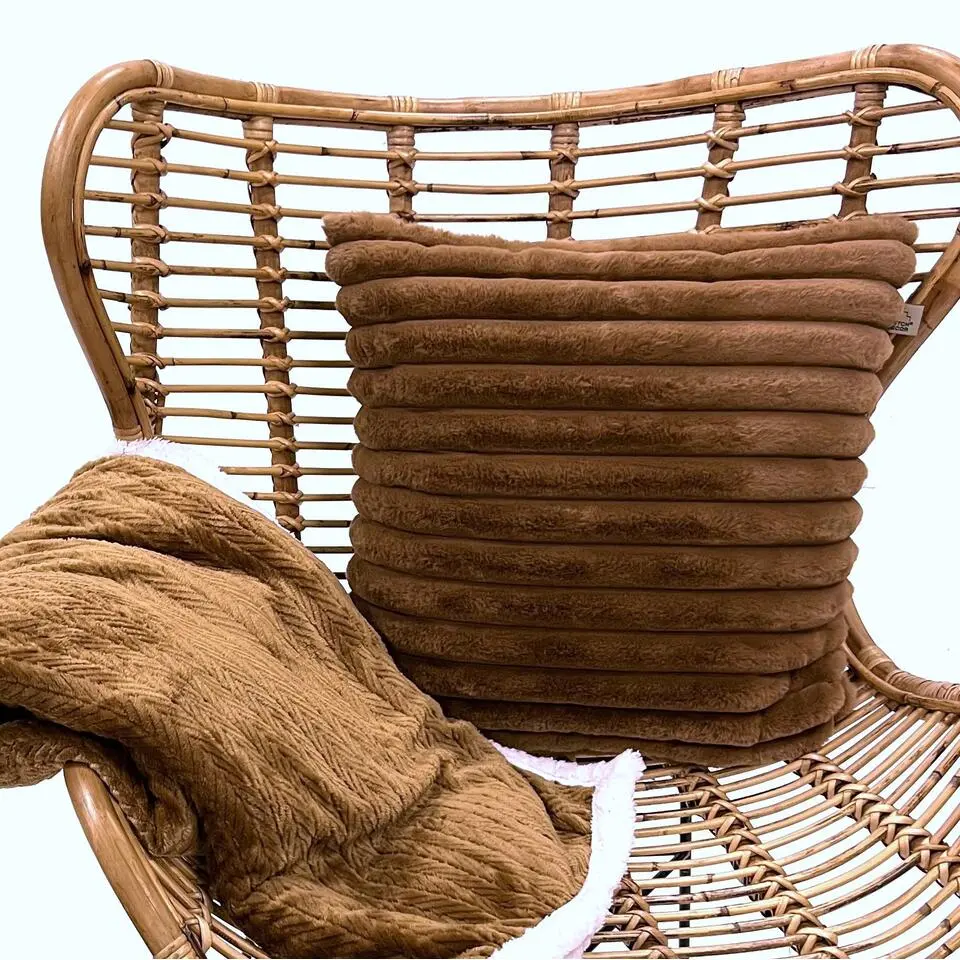 Plaid Bobby - Tobacco Brown - 150x200 cm