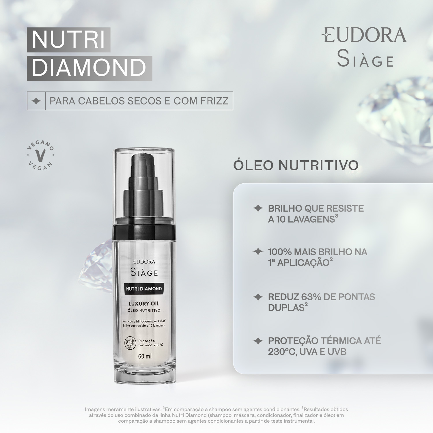 Óleo Nutritivo Siàge Nutri Diamond 60ml
