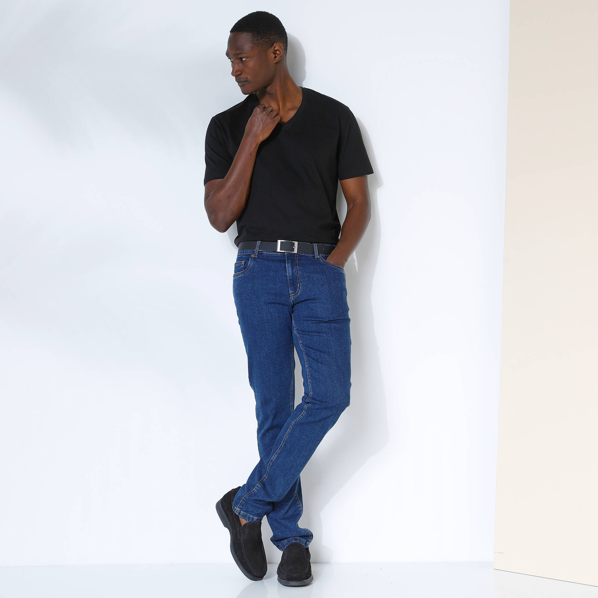 Tee-shirt col V manches courtes