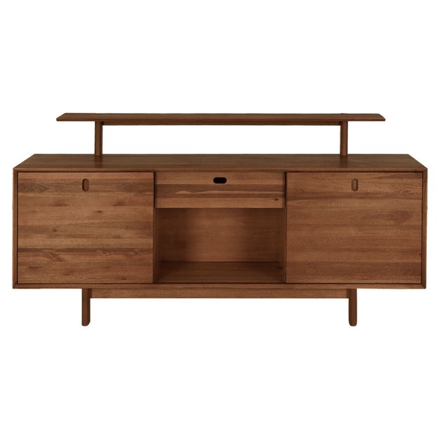 BUFFET 2 PORTAS DE CORRER / 1 GAVETA COM MARQUISE 1,84 M X 43 CM PILOTIS