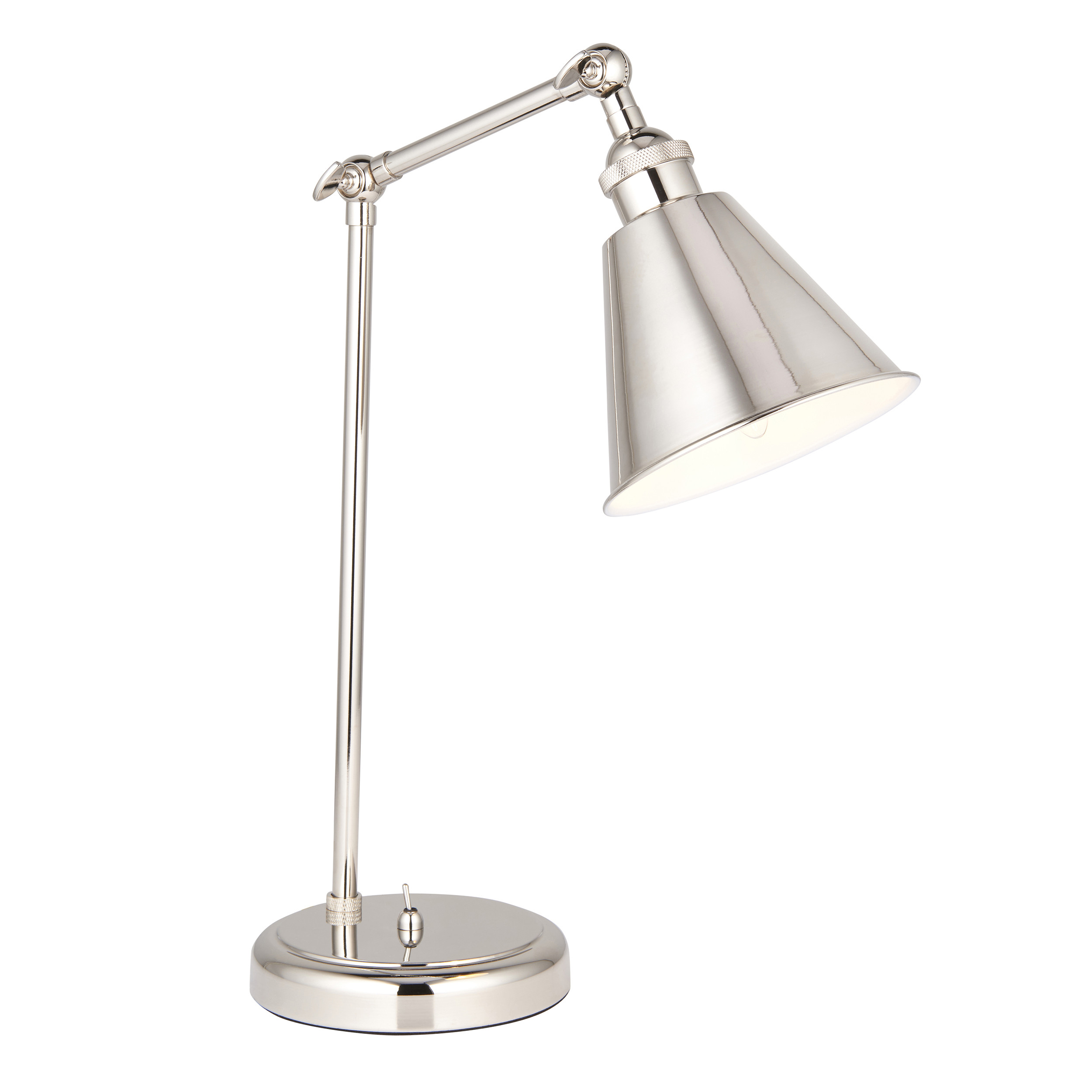 Lampka biurkowa HAL niklowy 1xE14x15W wym:55,5x14x36cm IP20 Endon