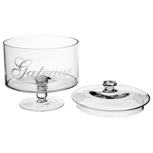 Elegancka Bombonierka Szklana 1800ml na Słodycze