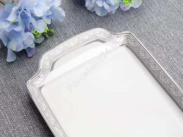 Garnitur do kawy na 12 osób (40el) Chodzież - Yvonne G621 Lea Platynowa