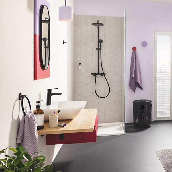 Lot de 2 mitigeurs lavabo GROHE Start noir M