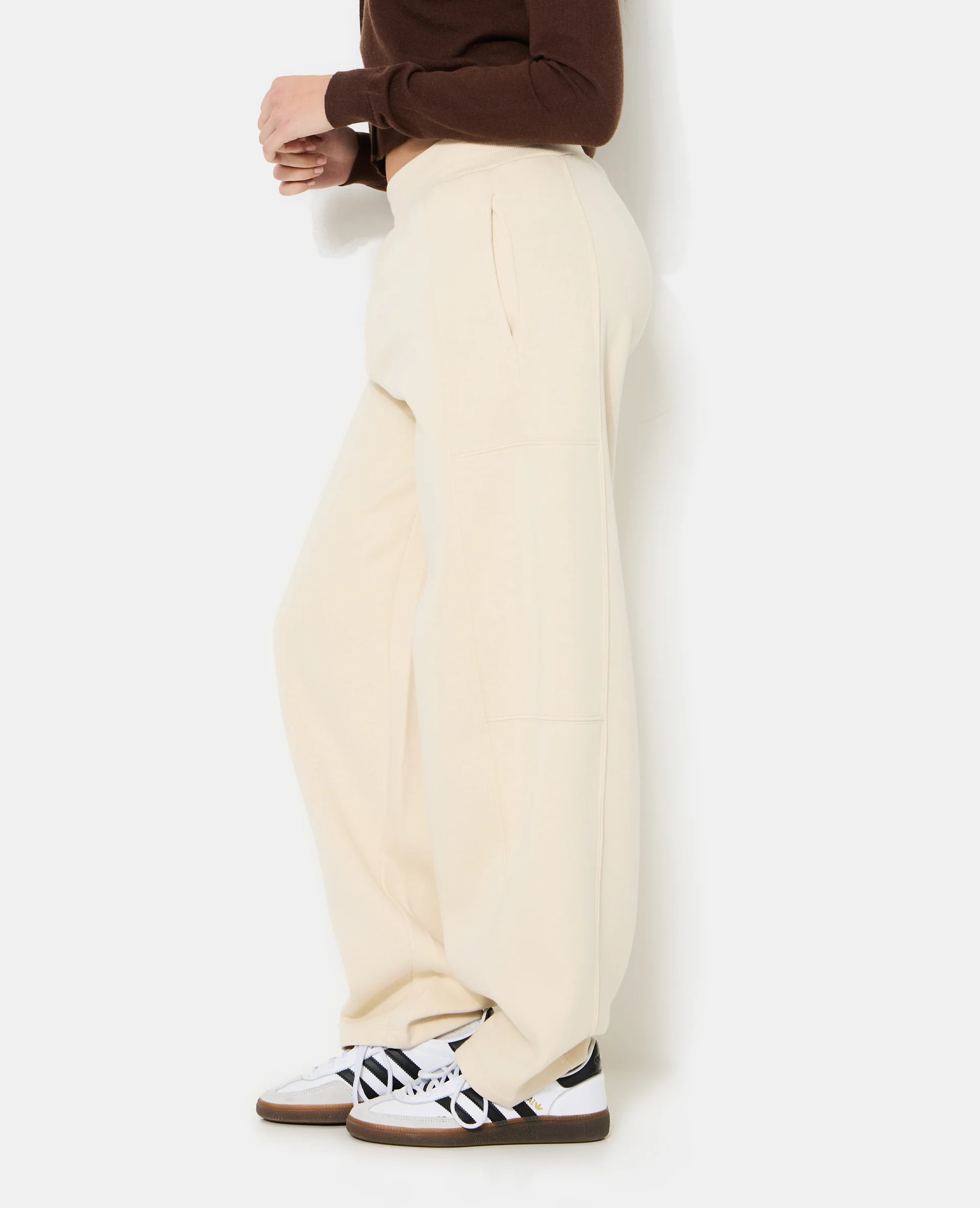 Pantalon de jogging forme barrel