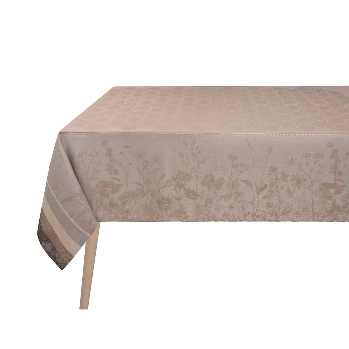 INSTANT BUCOLIQUE - Nappe en lin chaton 120 x 120