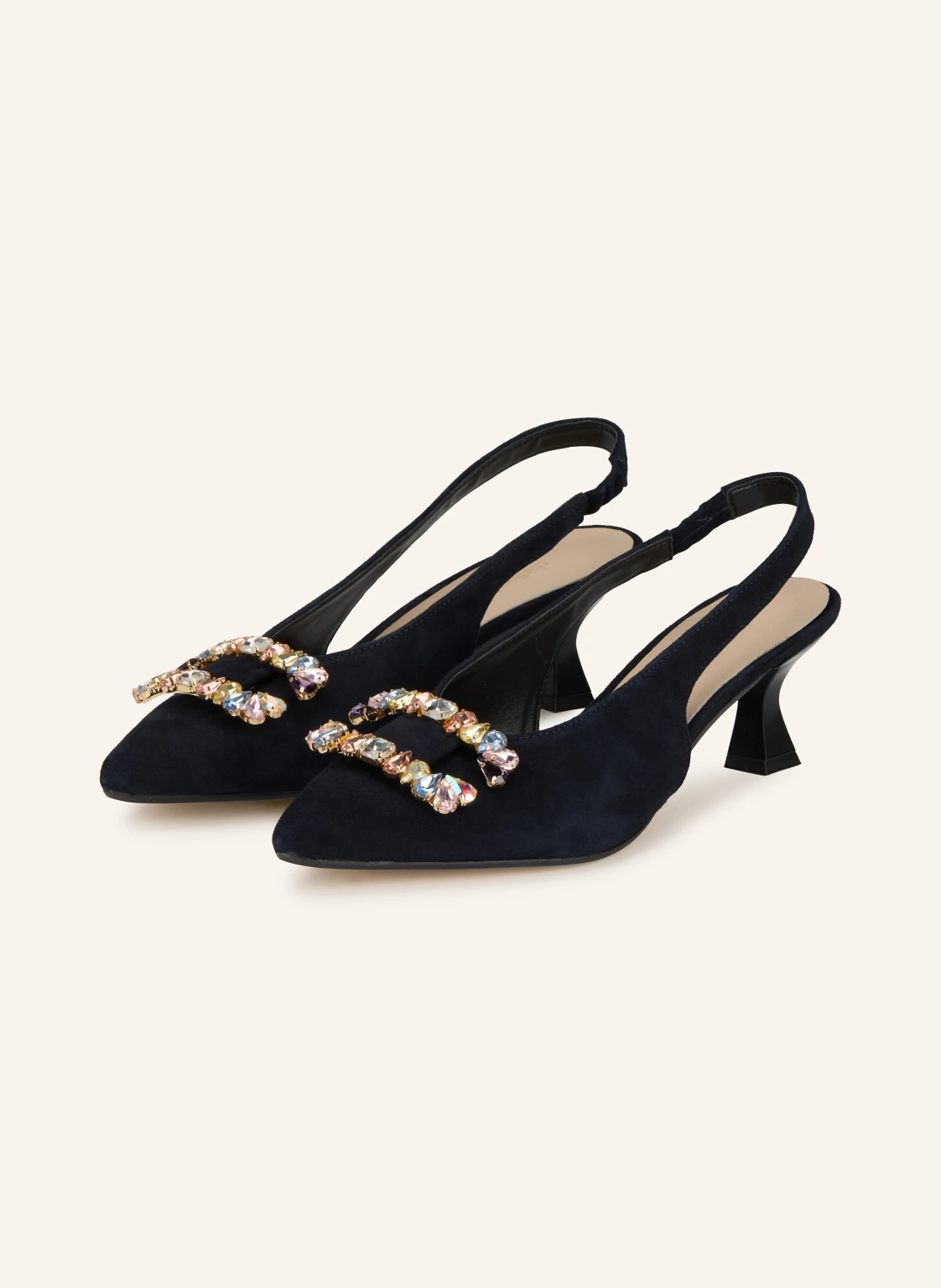 darling harbour Slingpumps mit Schmucksteinen