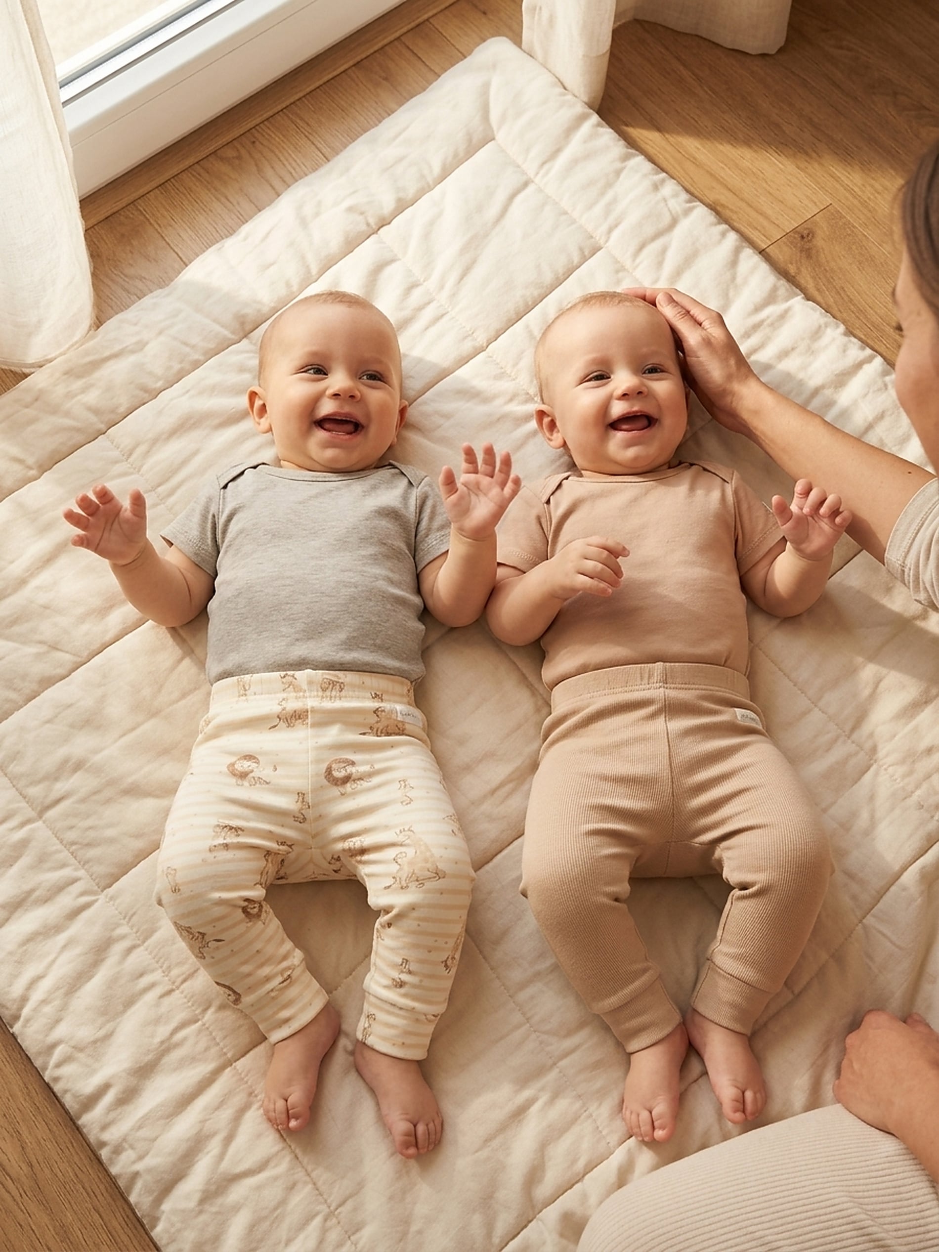 Bawełniane legginsy 2 pack