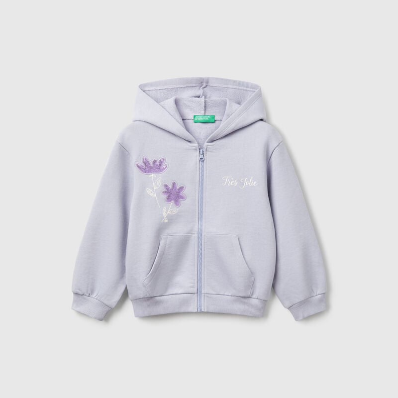 Hoodie with sequins