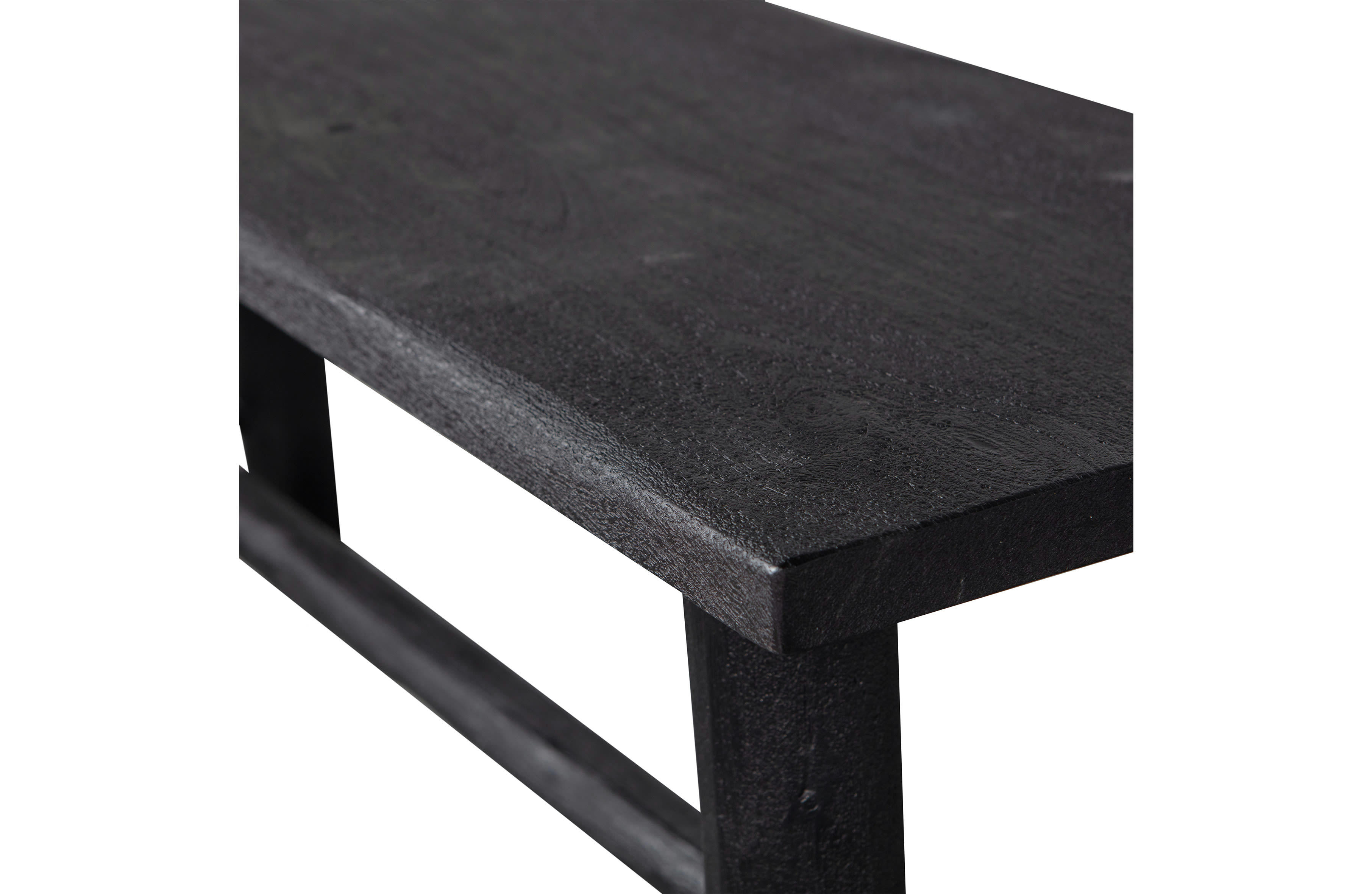 TIMBER - Banc en bois noir