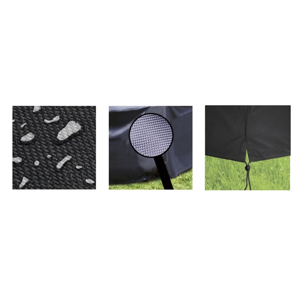 Abdeckung, grau, Polyester, Ø450 cm
