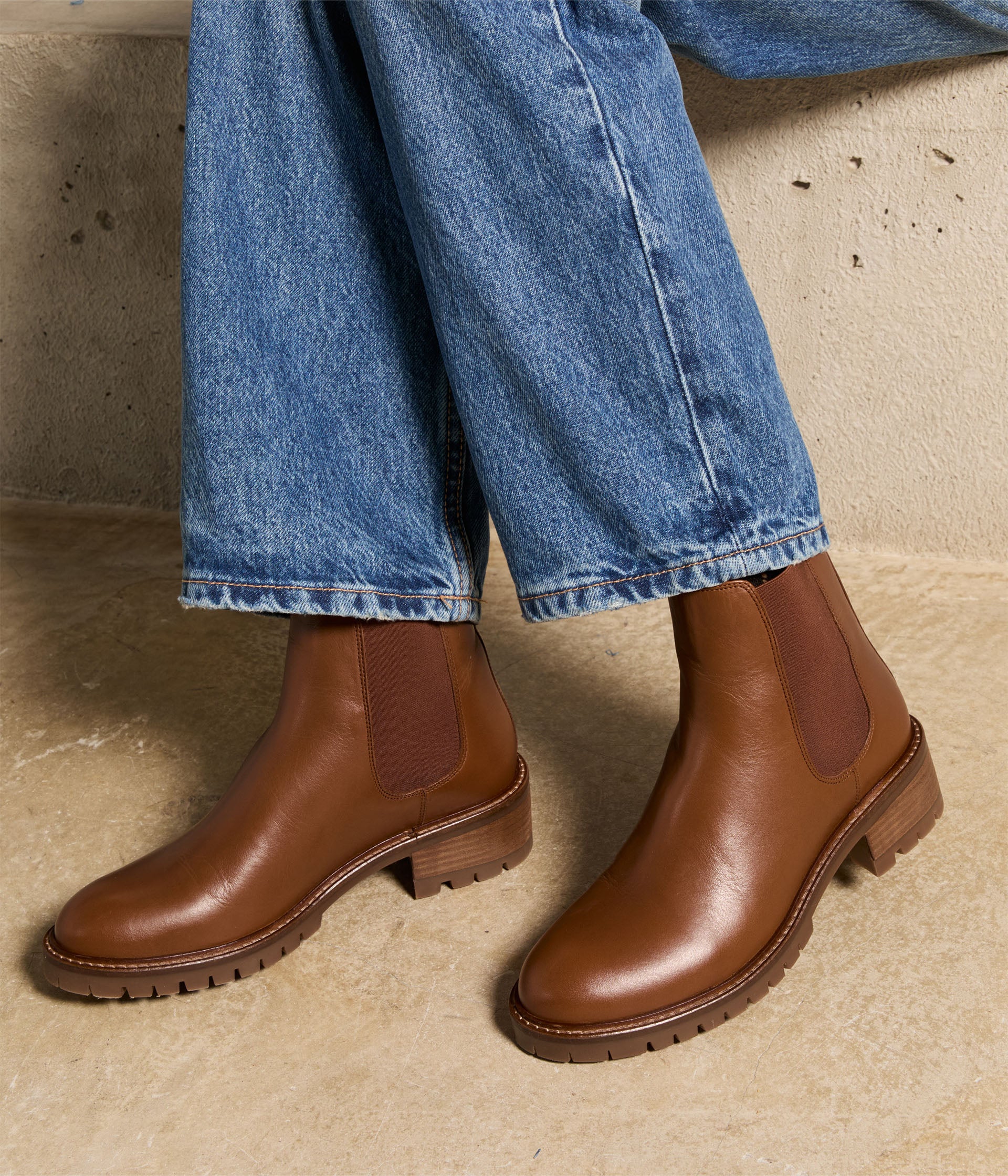 Chelsea boots cognac Adolie