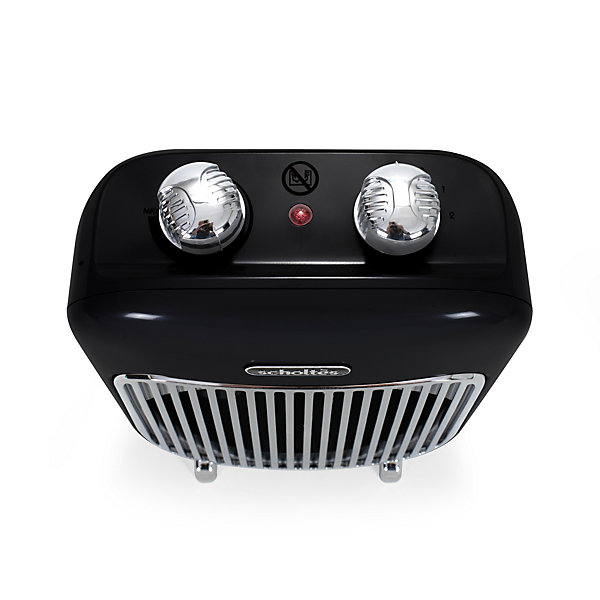 Chauffage d'appoint soufflant pour salle de bain 2000W noir Scholtes