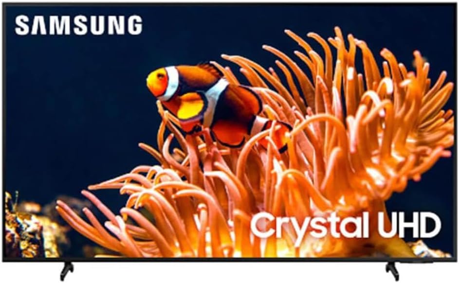 Samsung 65-Inch Class 4K Crystal UHD DU8000 Series HDR Smart TV w/Object Tracking Sound Lite  Motion Xcelerator  Ultra Slim Design  Gaming Hub  Alexa Built-in (UN65DU8000  2024 Model)