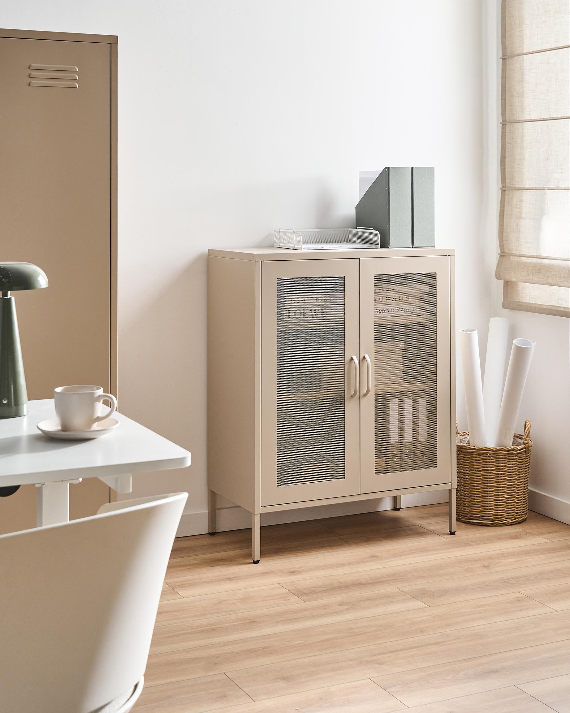 Cabinet WAKATIPU Metal Beige