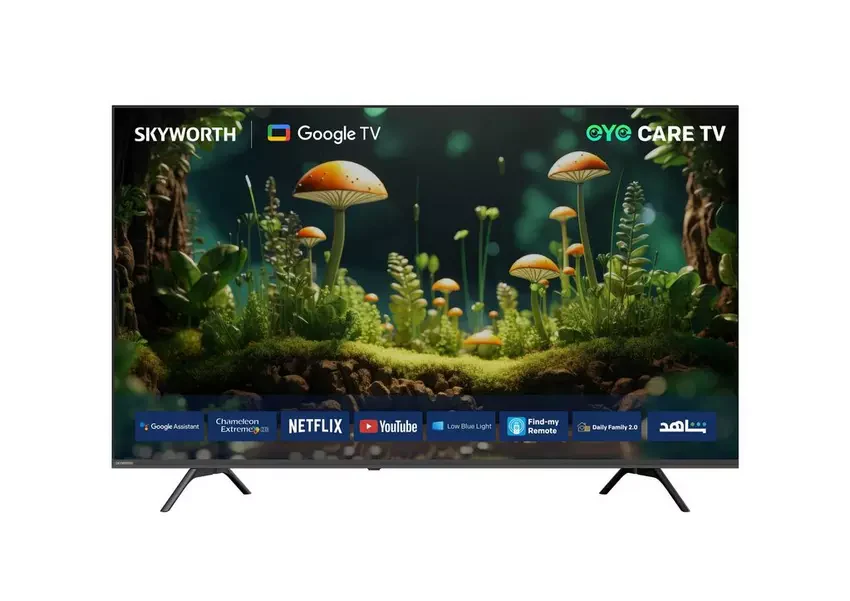 Sky Worth LED TV 60Inch, 4K Smart Google TV, 3HDMI & 2USB, Netflix, Amazon Instant Video