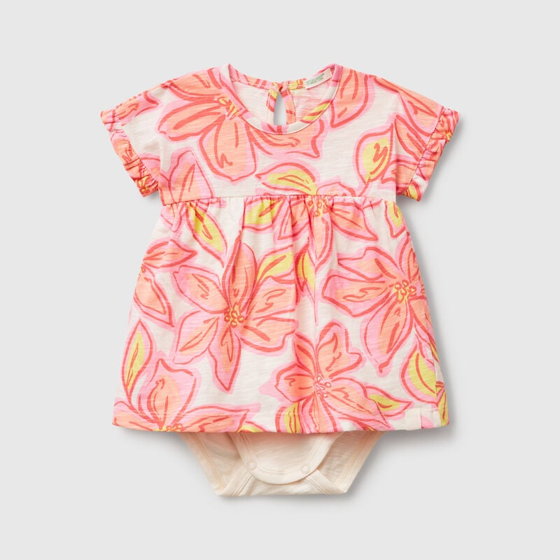 Dress with floral print