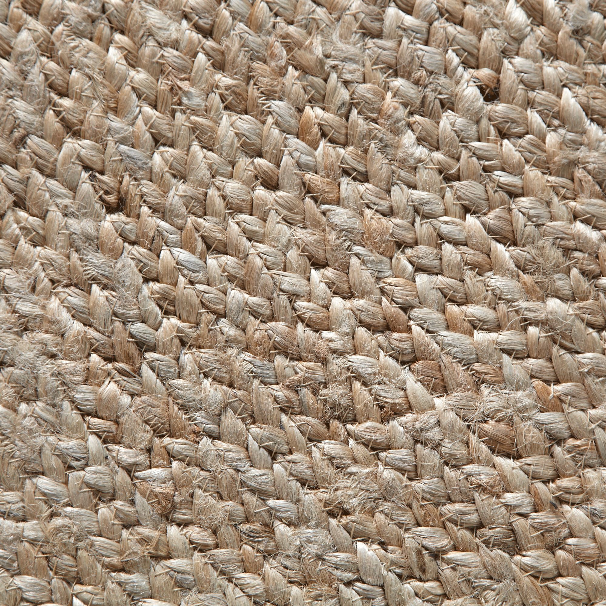 RUSH - Tapis rond en jute - naturel D90cm