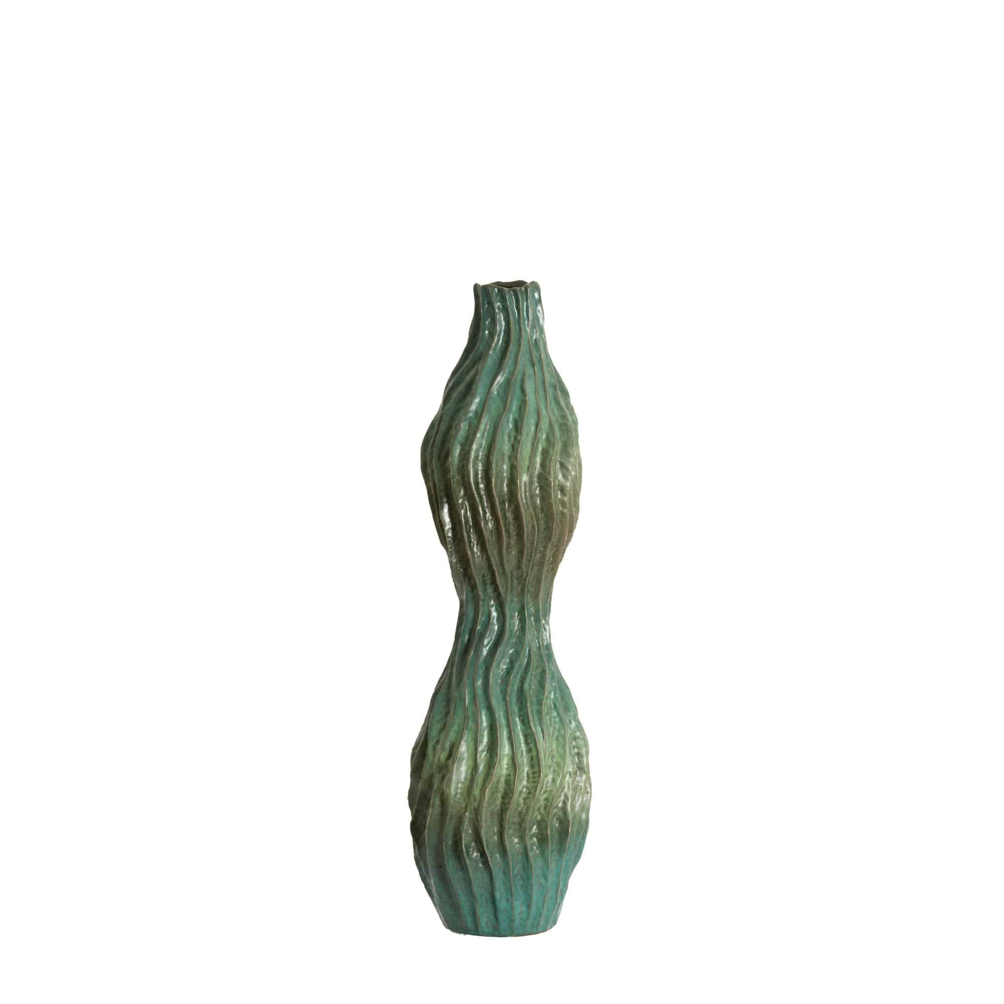 Light & Living vaas Vania - blauw - 21.5x21x76cm