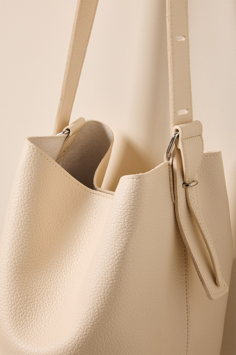 Jane Faux Leather Tote Bag