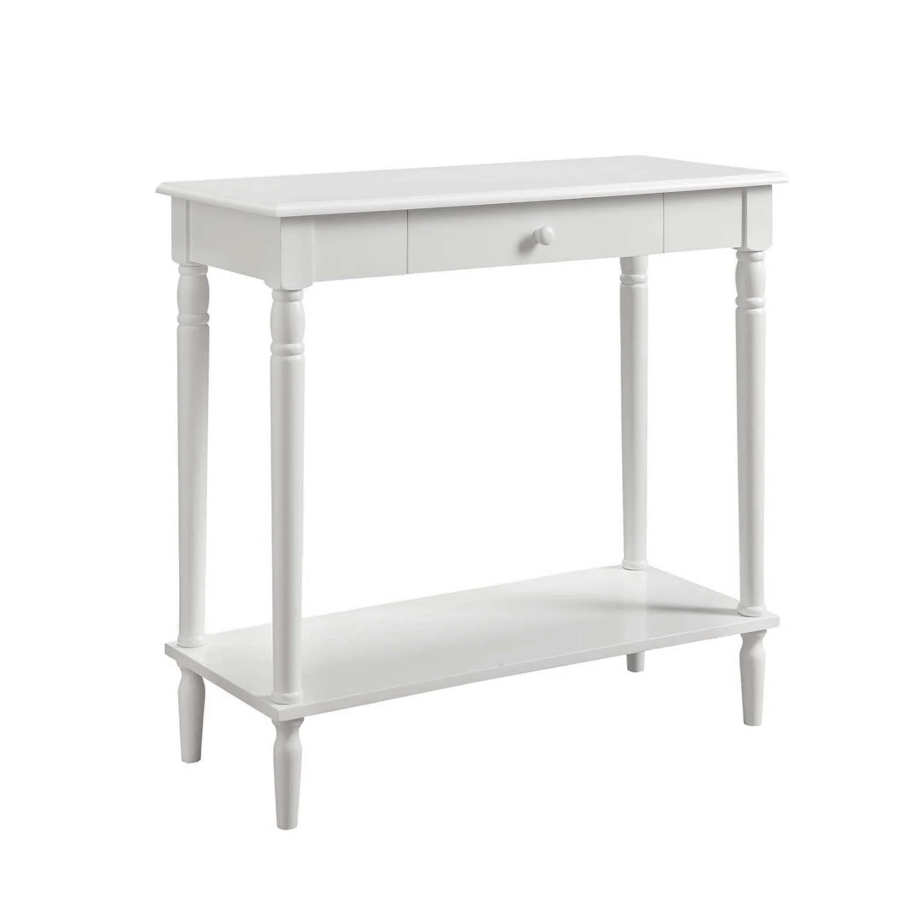 Convenience Concepts French Country 1 Drawer Hall Table with Shelf