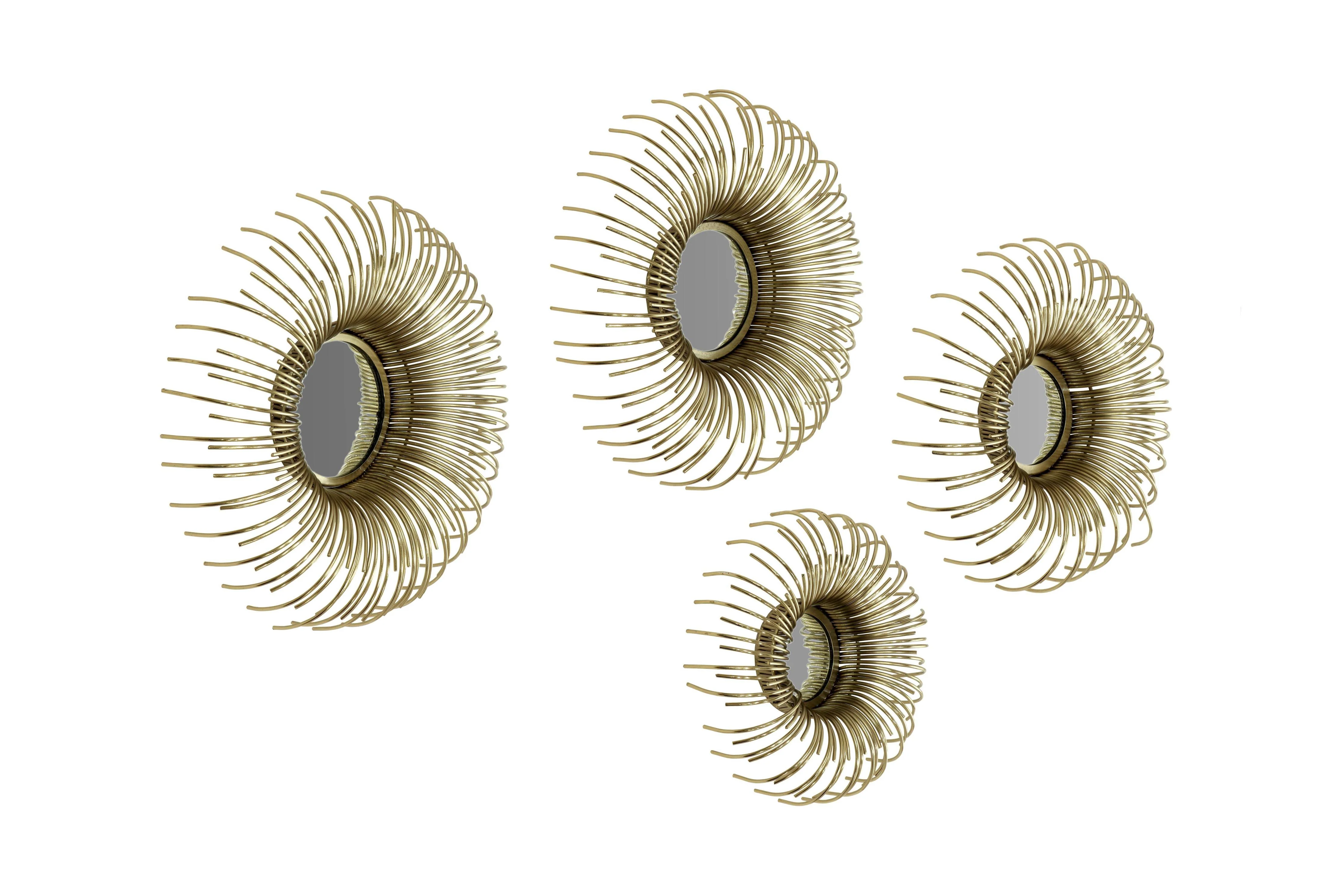 Set van 4 wandspiegels Philou