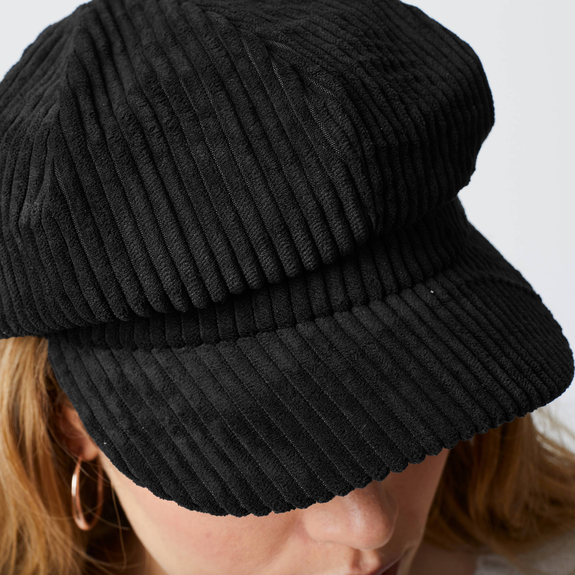 Casquette velours réglable