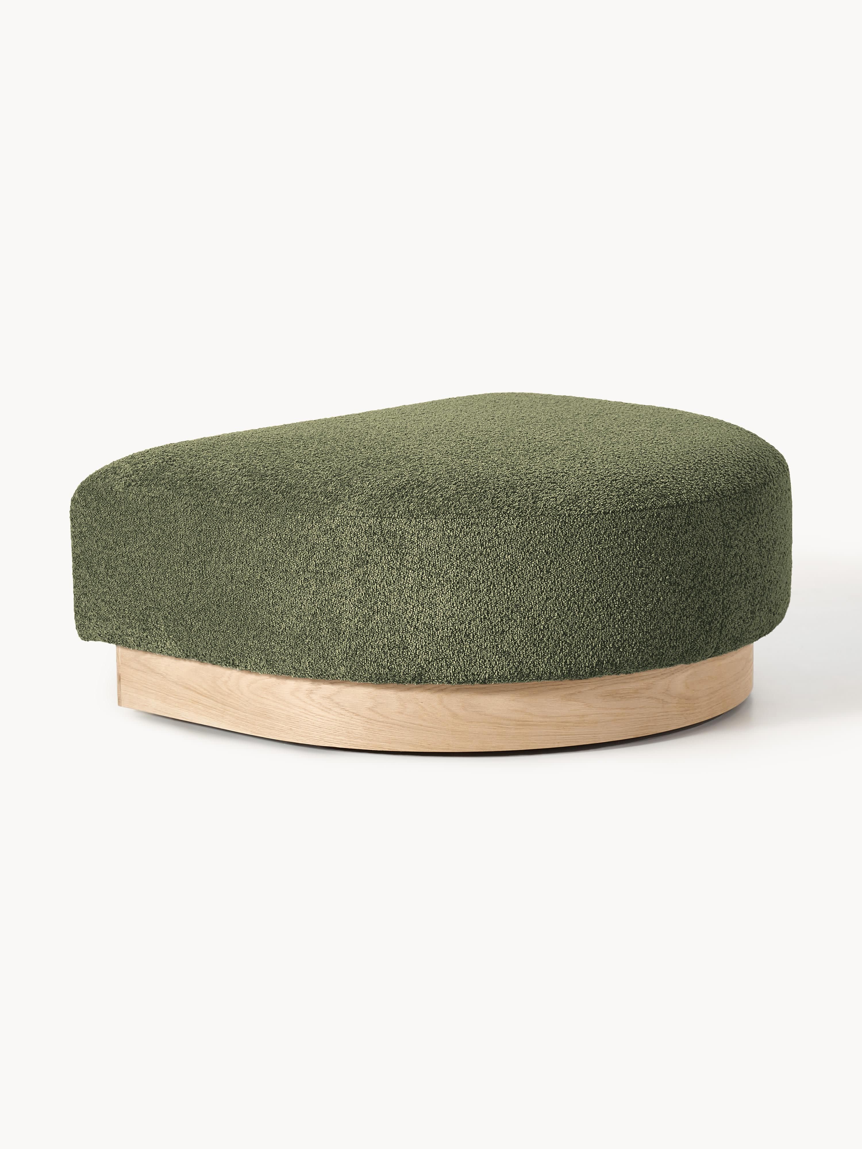 Sofa-Hocker Natalie aus Teddy-Bouclé