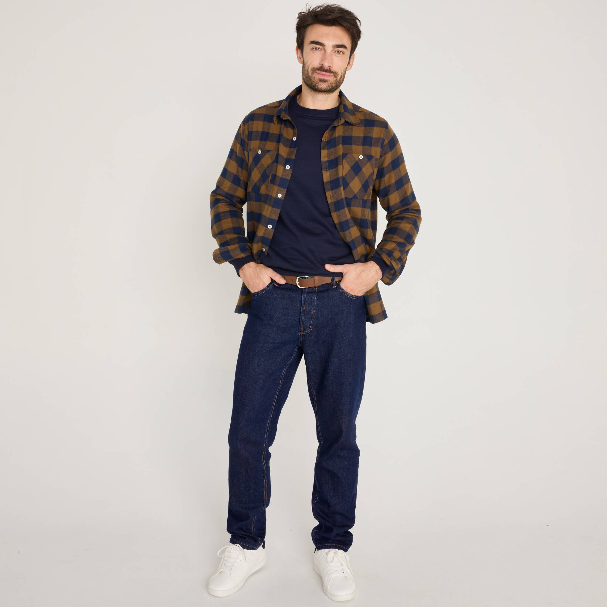Jean droit basique 100% coton - L32