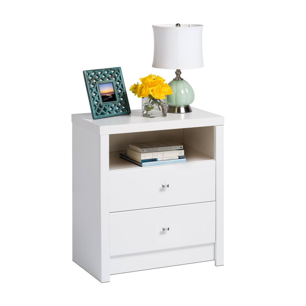 Prepac 2-Drawer Calla Tall Nightstand