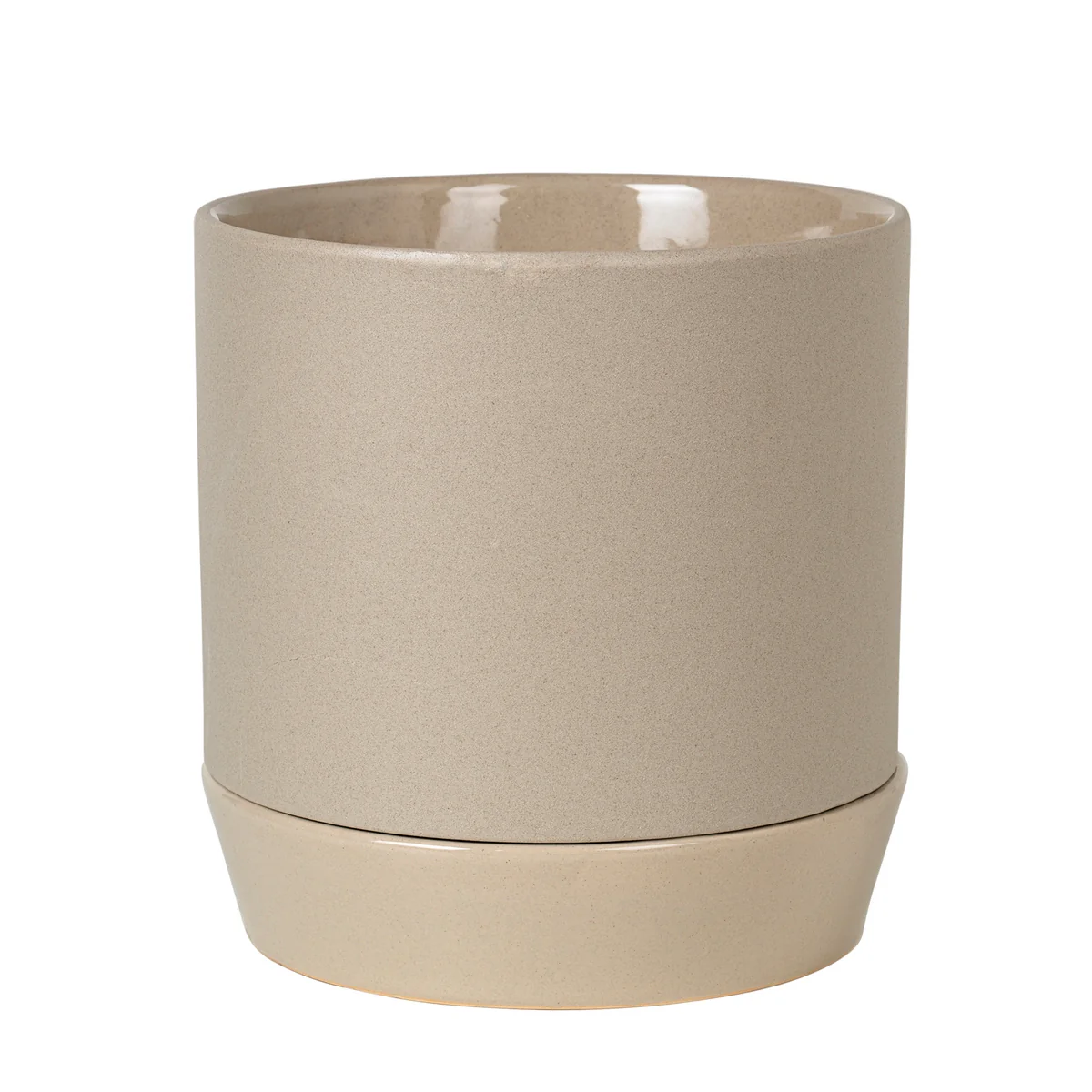 Broste Copenhagen - Denise Übertopf, Ø 21 x H 21 cm, dove grey