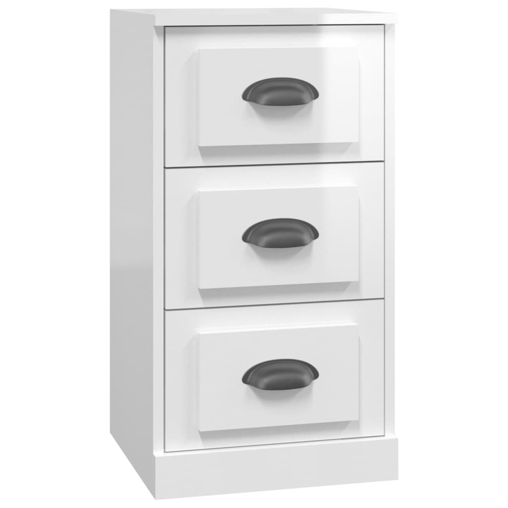 Szafka Regał Biała Połysk 36x35.5x67.5 cm do Salonu Pokoju Sypialni