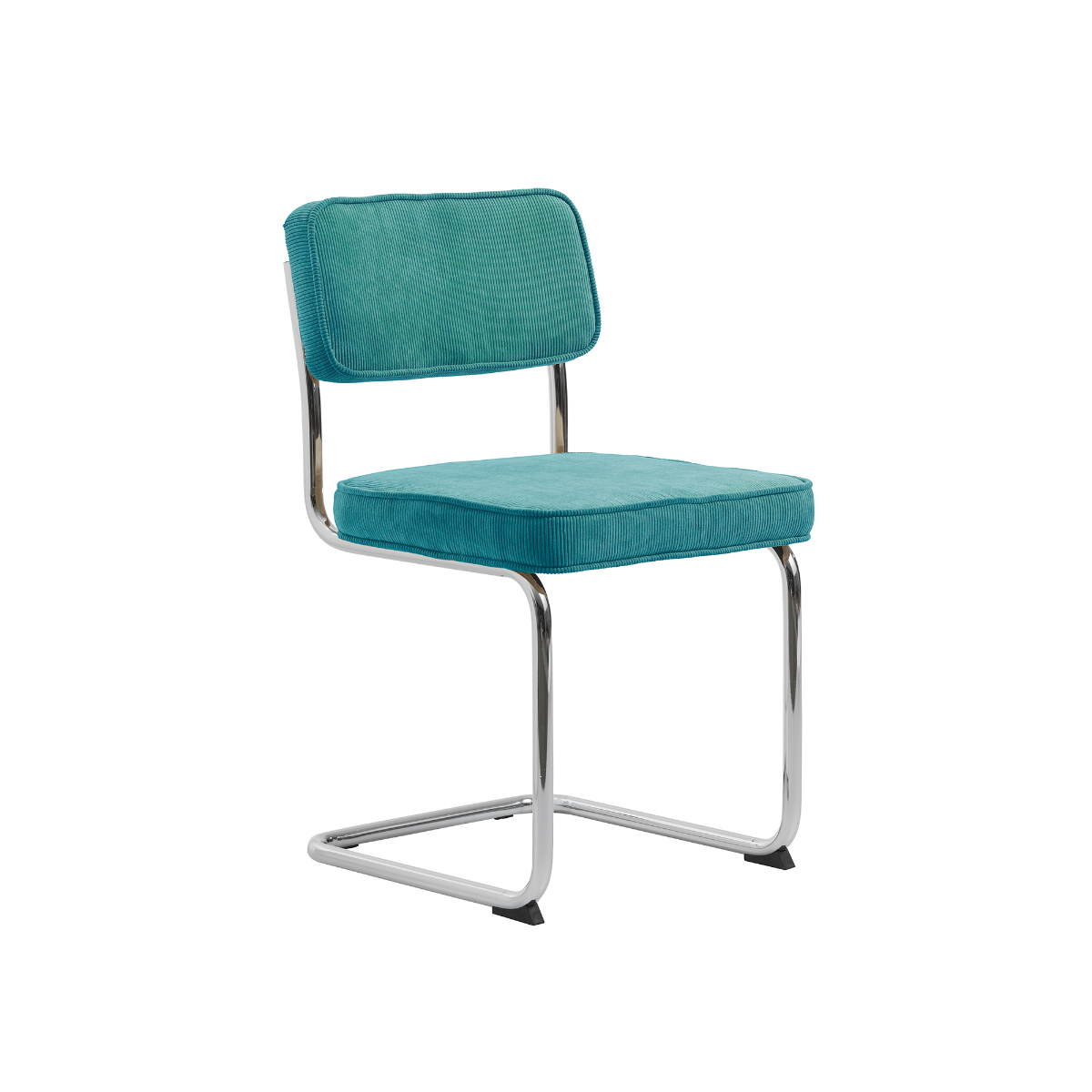 Rebellenclub Eetkamerstoel Luxor - Set van 4 - Blauw RibstofÊ