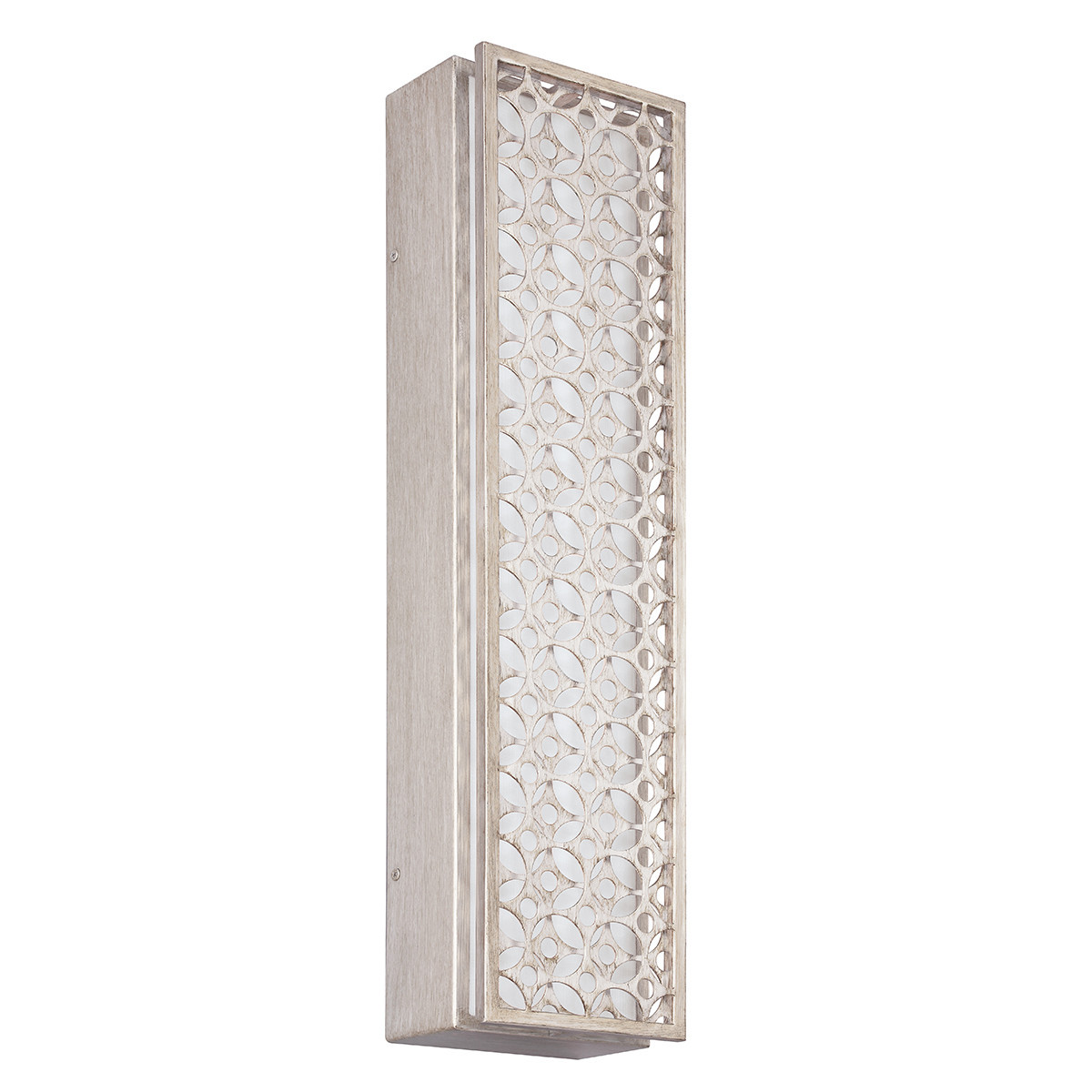 Kinkiet Kenneysrebrny LED 4x40W 900lm wym:59,8x14,4x9,9cm IP20 Feiss