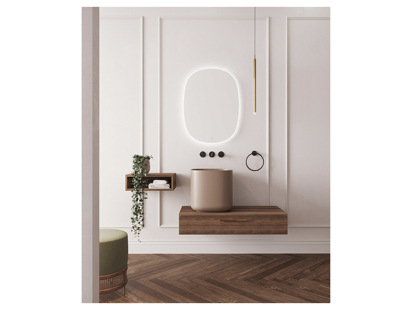 Lustro ścienne Malmo Premium LED 60x80 cm bez ramy
