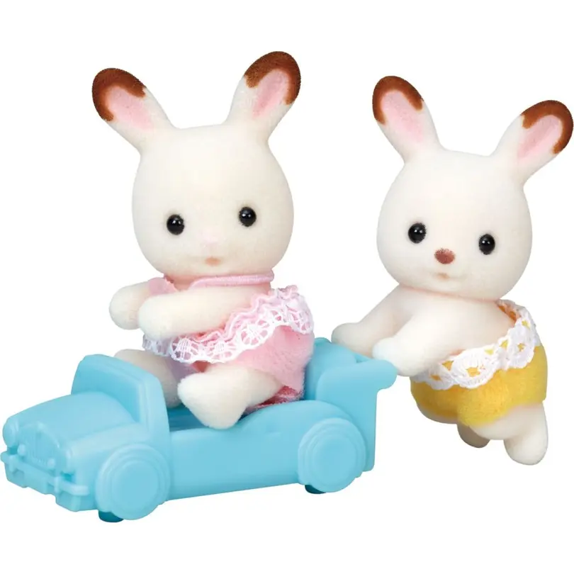 Spielset 3-teilig Chocolate Rabbit Twins
