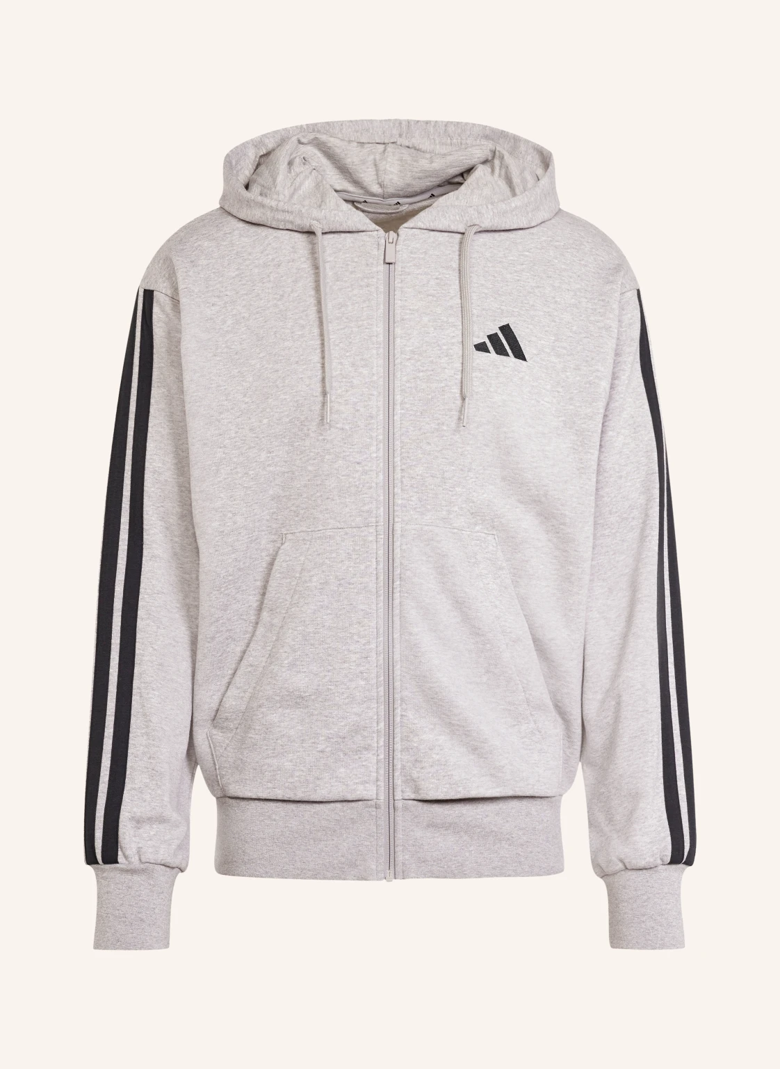 adidas Sweatjacke ESSENTIALS 3-STREIFEN FRENCH TERRY