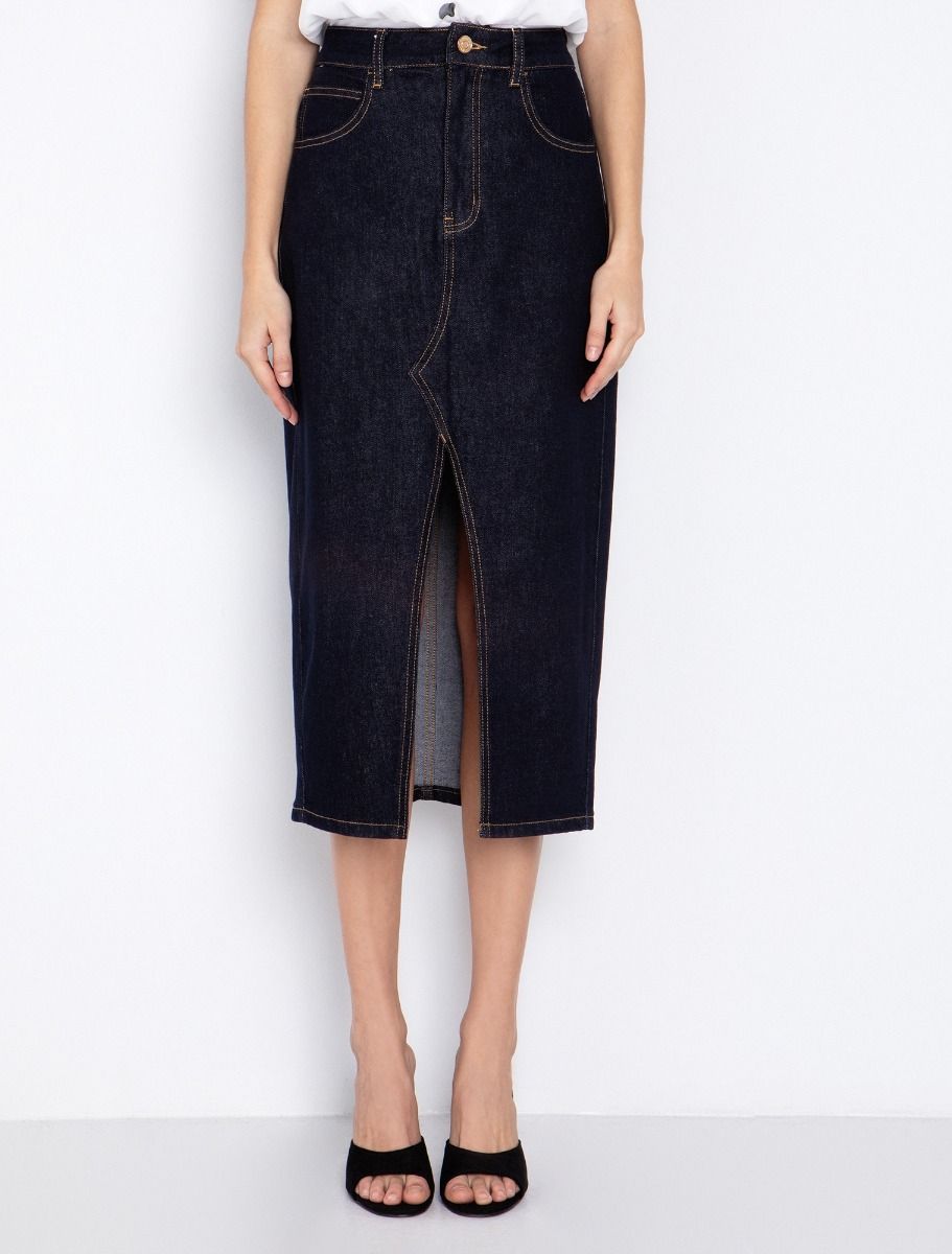 Τζιν midi φούστα