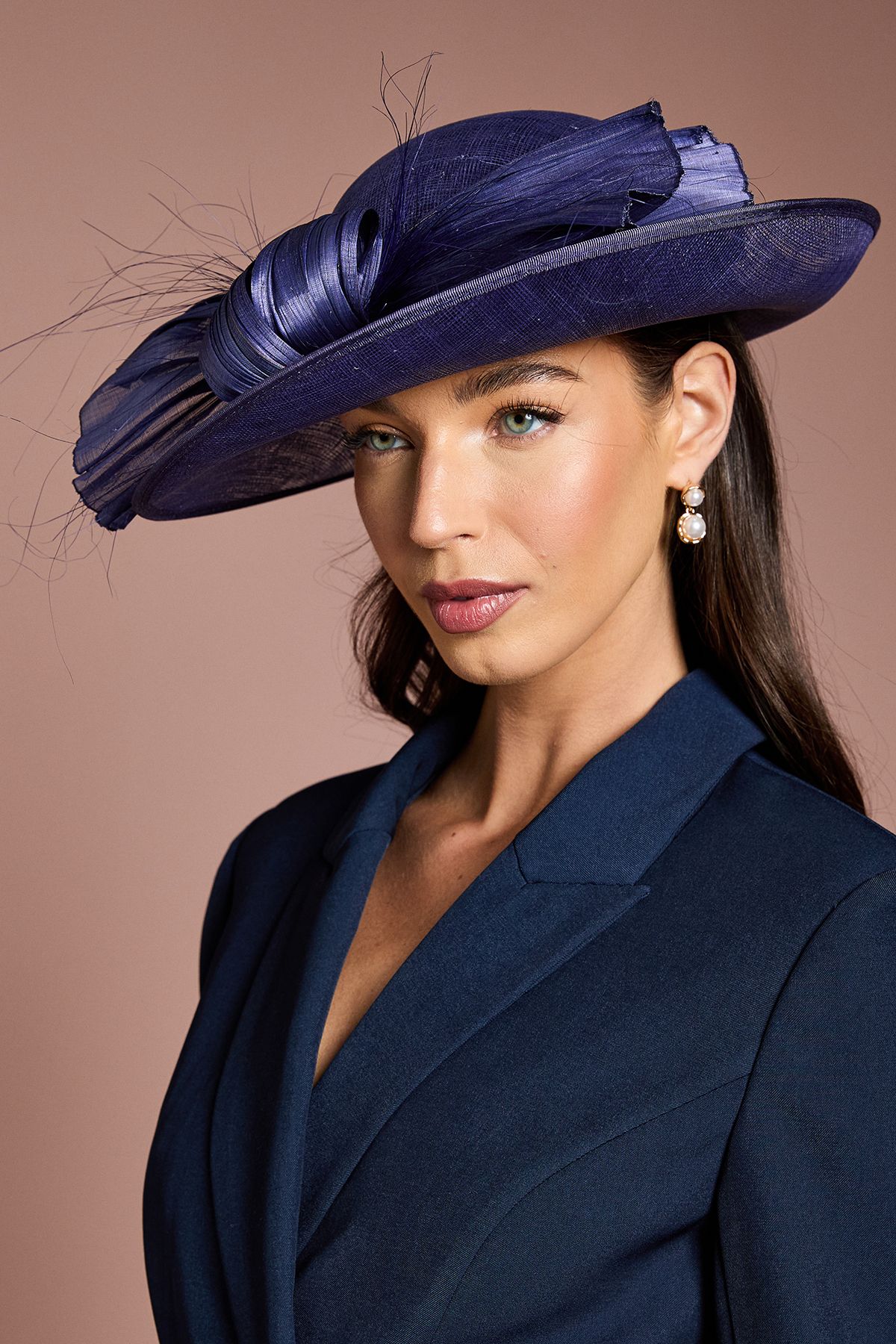 Coast Lisa Tan Bow Detail Round Hat