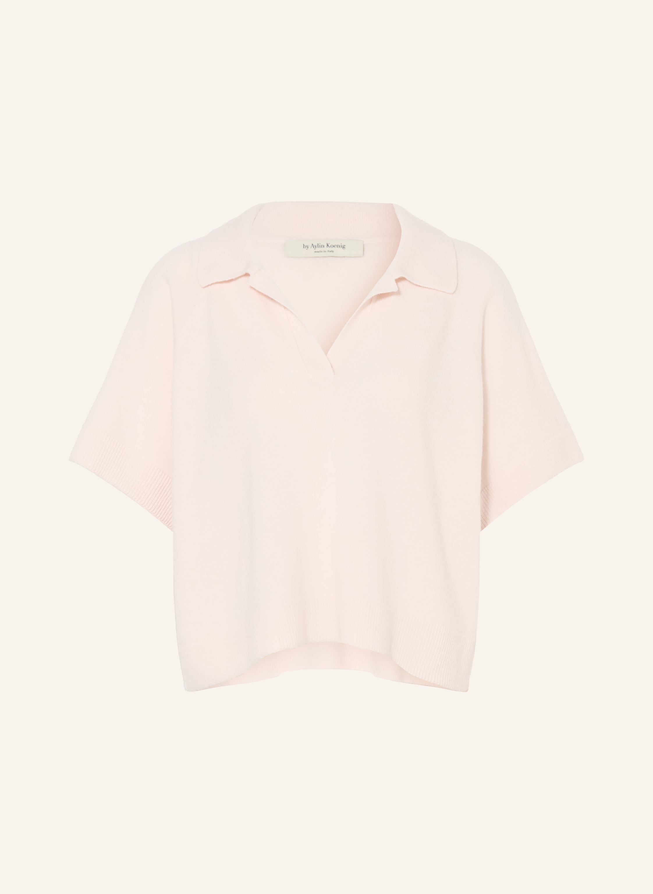 by Aylin Koenig Strick-Poloshirt ERIKA aus Merinowolle mit Cashmere