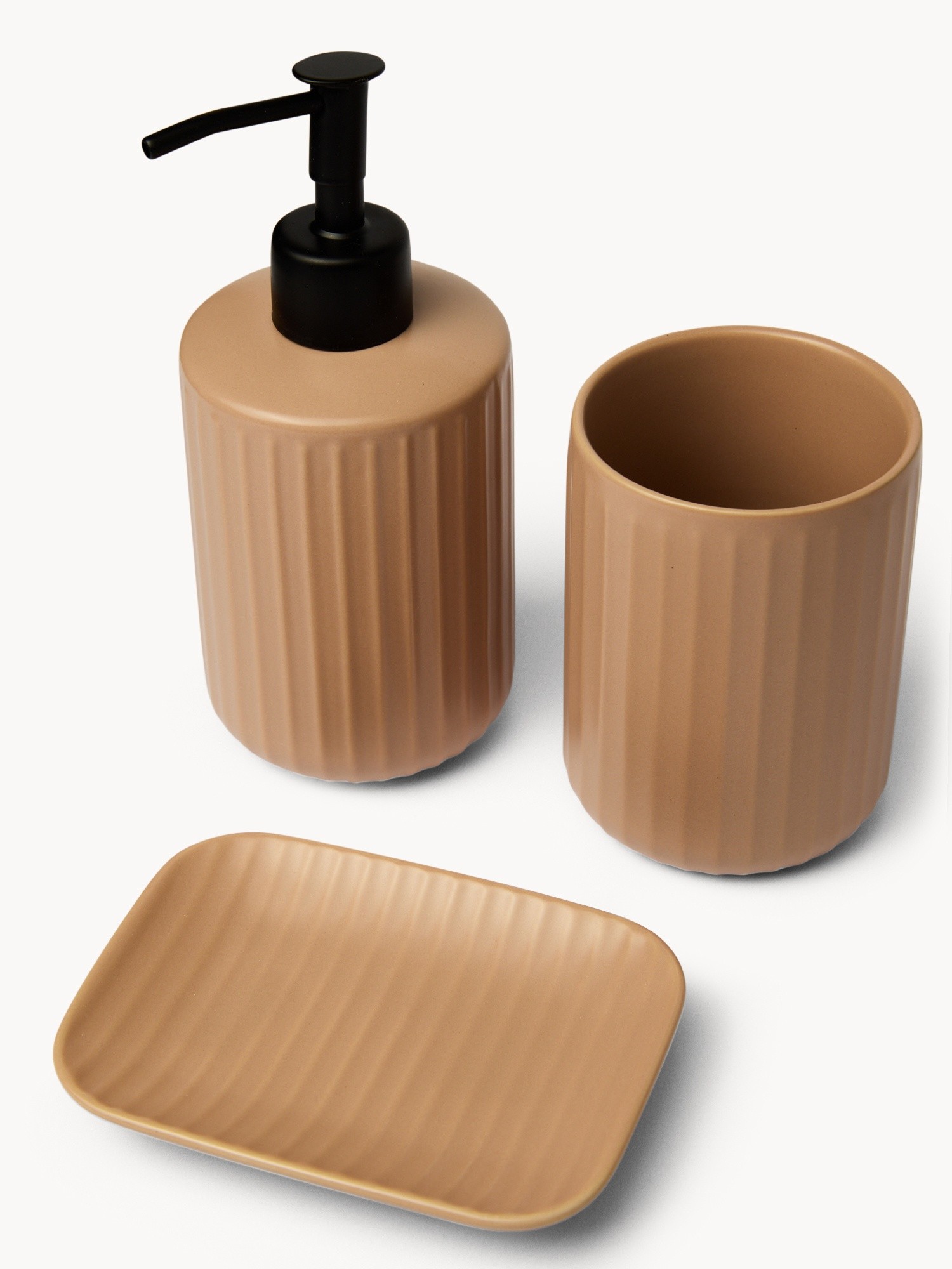Set 3 accessori bagno in ceramica - Prezzo di lancio
