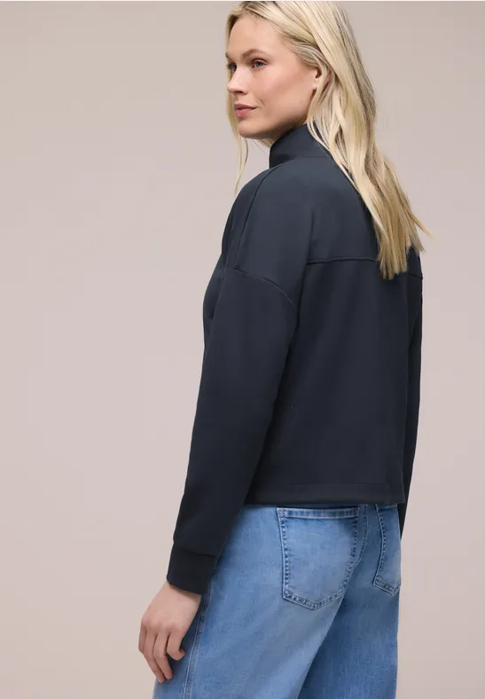 Langarm Jacke mit Turtle Neck